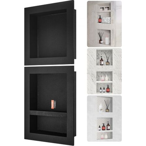 Niche Encastrable Salle de Bain 40 - 64x40 - 64 cm & 40 - 6x50 (1/5)