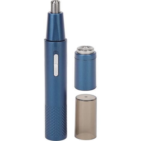 Coupe-poils nez et sourcils, tondeuse double lame haute précision, rasoir rechargeable USB pour visage, oreilles et favoris, homme et femme, sans douleur (1/5)