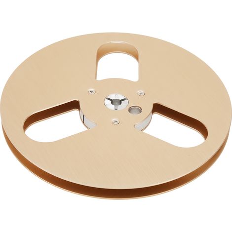 Bobinette vide 1/4 7 pouces 3 trous en alliage d'aluminium pièce de dévidoir pour TEAC Gold (1/5)