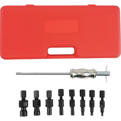 Extractor de rodamientos interno, mandril de 12 mm, mandril de 14 mm, mandril de 20 mm, mandril de 24 mm, construcción de acero. (1/5)