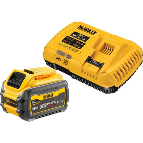 Kit de inicio DeWalt DCB 117 T1 con batería de 18 V, cargador de 12 A + 1 batería DCB 546 de 6,0 Ah