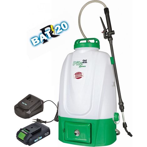 Pulverizador inalámbrico 20l + batería 2.0ah y cargador - prbat20/vit20 - ribiland - (1/2)