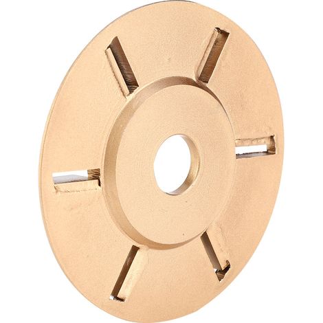 Disque à graver le bois doré 6T, lame de gravure pour meuleuse d'angle (1/5)