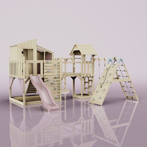 Tour de jeux Polarplay Tammo Rosa 503 x 490 cm Balançoire bébé