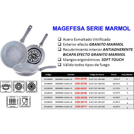 Sartén MAGEFESA Finstock Serie Mármol 30 cm 01108104