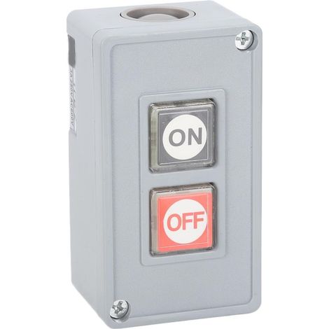Interrupteur à bouton-poussoir pour ouvre-porte de garage commercial, barrière de sécurité, commande à 2 positions TPB-2 250 V CA (1/5)