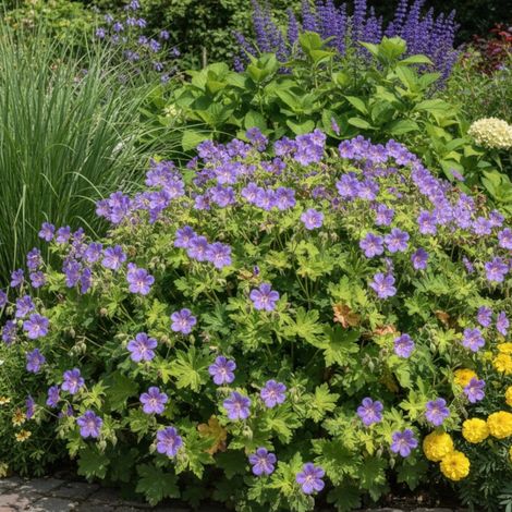 Géranium vivace Blue Sunrise/Lot de 3 godets