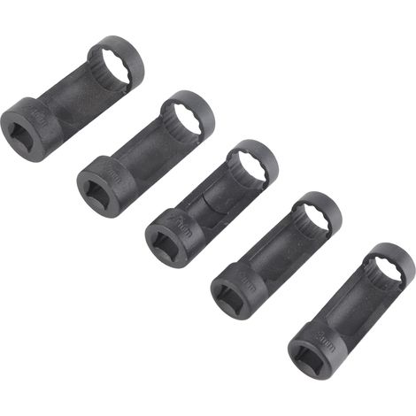 Satz mit 5 Steckschlüsseln für die Aufhängungsstütze, 1/2-Zoll-Antrieb, 18–24 mm, für Kfz-Reparaturwerkzeuge (1/5)