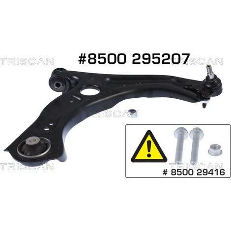 Bras de liaison, suspension de roue Triscan 8500 295207 AUDI 2Q0 407 152 B