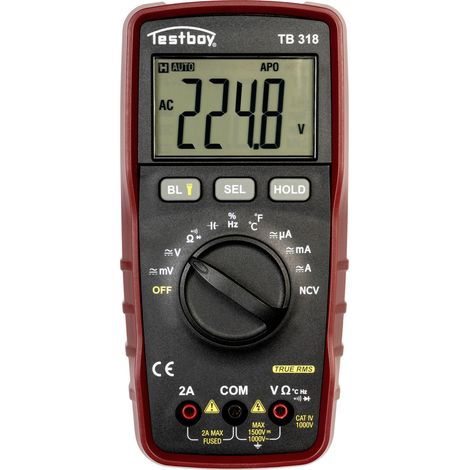 Testboy TB 318 Hand-Multimeter digital CAT IV 1000 V