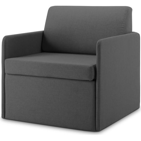 Dag Schlafsessel aus wasserfestem Stoff  T13 78 cm anthrazit