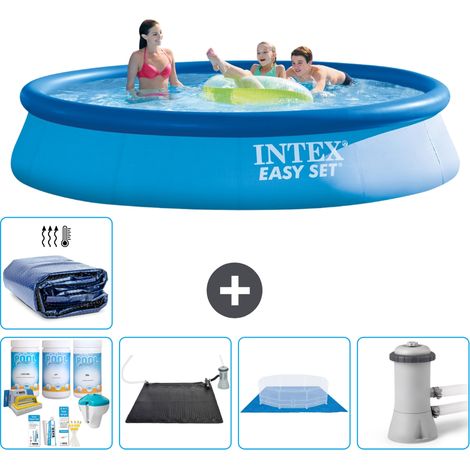 Intex Piscine Easy Set Ronde - 396x84 cm - 6-pièces S20180 (1/5)