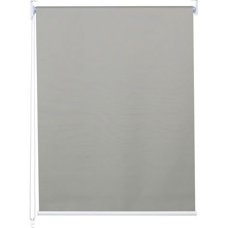 Store à enrouleur pour fenêtres, HHG-352, avec chaîne, avec perçage, isolation, opaque, 110 x 160, gris (1/5)
