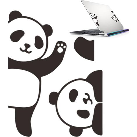 Lichtschalteraufkleber mit Panda-Motiv – abnehmbar – für Fenster/Kühlschrank/Schlafzimmer/Kinderzimmer