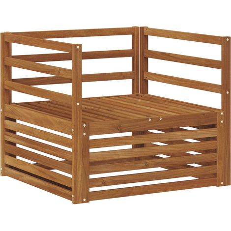 Maison Exclusive - 2 Stück Outdoor-Sofa Natur