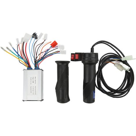 Contrôleur de Vitesse 350W pour Vélo Électrique avec Fonction Marche Arrière et Poignée d'Accélérateur 3 Vitesses - Compatible 24V/36V (1/5)