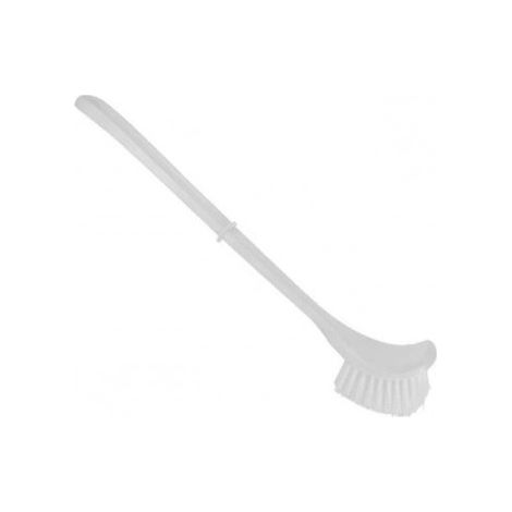 Brosse WC coudée en polypropylène - 25925