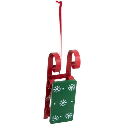 SDN TRINEO DE MADERA DECO 12CM - Feeric lights & christmas (1/5)