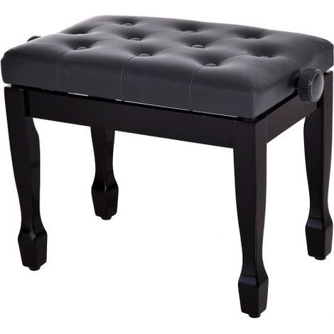 Milano - banquette noire pour piano