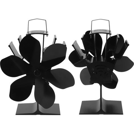 Ventilateur de poêle à combustion, 6 pales, vitesse rapide, grand débit d'air, faible niveau sonore, ventilateur de cheminée thermodynamique