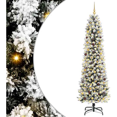 Künstlicher Weihnachtsbaum Weiß 240 cm vidaXL (1/5)