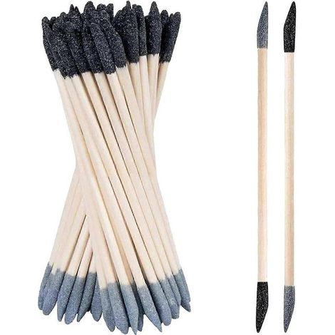Bâtonnets de ponçage, 50 pièces, outils de ponçage à double extrémité (1/5)