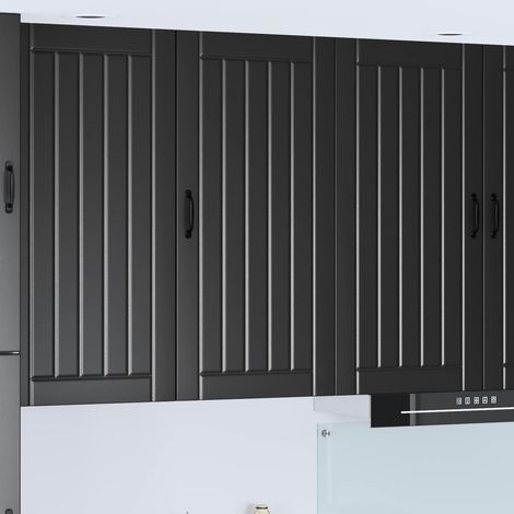 Küchenschrank Lucca Schwarz 50 x 31 x 100 cm Holzwerkstoff