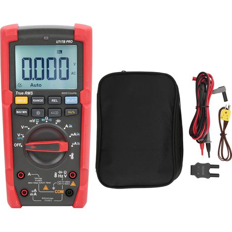 Multimètre numérique UT17B PRO True RMS AC/DC Tension Courant Résistance Capacité Testeur Électrique (1/5)