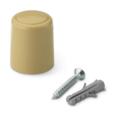 Blisterpackung mit 2 Türstoppern mit Schraube beige 3040-6+ inofix (1/2)