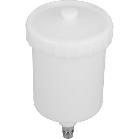 Pot de peinture aérographe professionnel en plastique de 600 ml, accessoire pour aérographe (1/5)