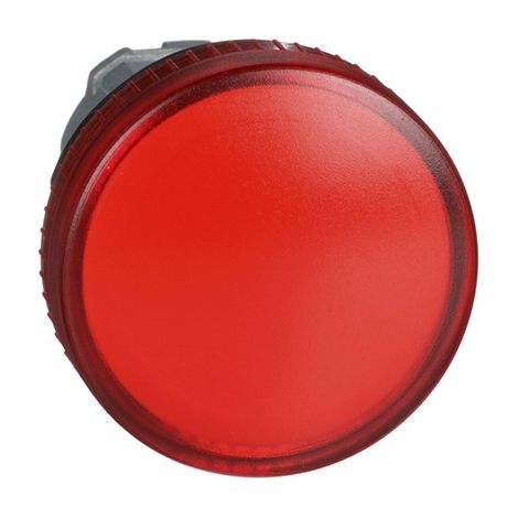 Cabeza de lámpara Telemecanique LED liso rojo gema ZB4BV043