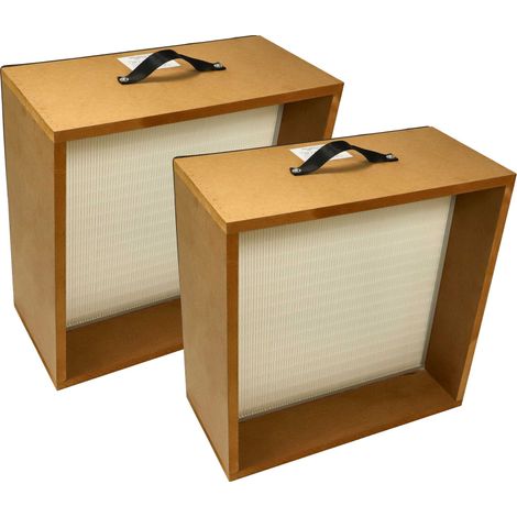 vhbw 2x Filter compatible with ELMAG Smart-Master, 58601, 58600 Extraction System - HEPA filter, E10
