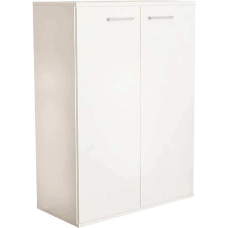 MOBILETTO RIVER CON 2 ANTE 68 X 34 X H93.5 CM IN COLORE BIANCO USATO COME NUOVO (1/4)