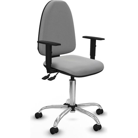 Piqueras-y-crespo Silla ergonómica moderna gris claro