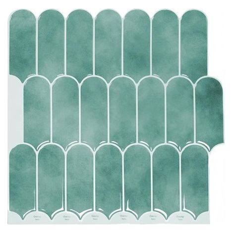 Carta da parati autoadesiva 30 x 30 cm, 10 pezzi, piastrelle murali 3D per la cucina, decorazione murale autoadesiva, adesivi murali per cucina e bagno, adesivi in (1/5)