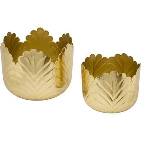 Fioriera belli dorata 21x18cm - Atmosphera créateur d'intérieur