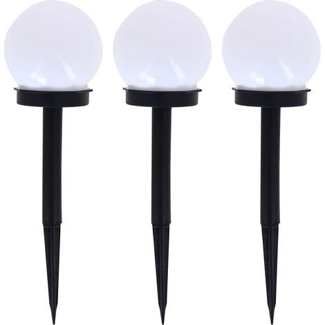 Set da 3 Segnalatori Solari RGB - Lampada a Colore IP44 - Luce Solare per Esterni (1/5)