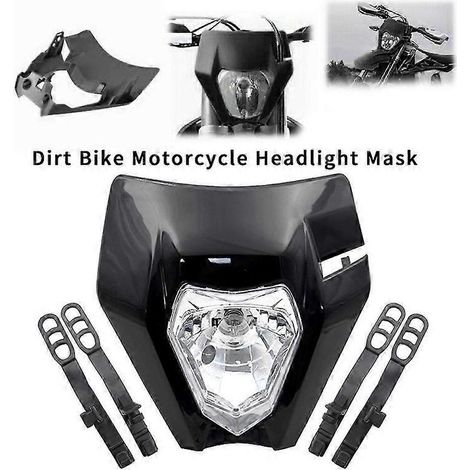 Faro delantero para motocicleta, máscara para faro todoterreno para KTM 125 150 250 300 350 450 500 EXC XCW EXC-F