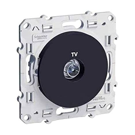 Schneider Electric ODACE S540445 toma TV antracita