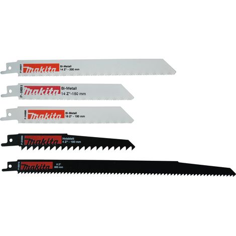 Makita Reciprosägeblatt-Set, 5-tlg. P-83945