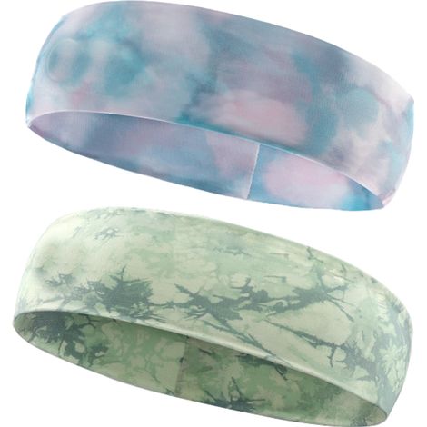 Bandeau De Sport - Matériau Respirant Et Élastique - Pour Fitness Yoga Et Course - Lot De 2 (1/5)