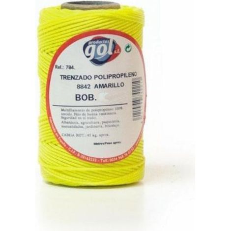 PRODUCTOS GOL bobina 50 mt. trenz. albañil 8842 amarillo 184211