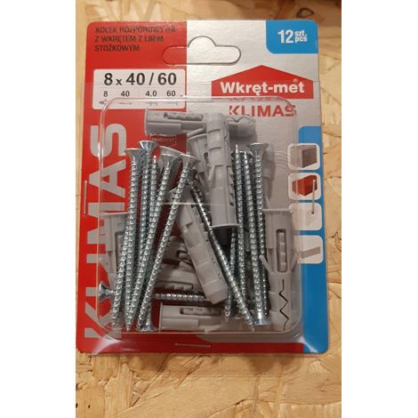 Universaldübel Wkręt-Met 8 x 60 mm 12 Stk. (1/5)