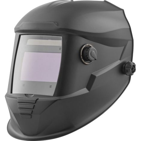 Casque de Soudage Solaire à Obscurcissement Automatique Couleur Réelle 100,1 x 59,4 mm, avec 4 Capteurs Arc, Teinte DIN 4/5-9/9-13, pour Soudage TIG MIG ARC, Meulage, Découpe, Série METIS, Noir (1/5)