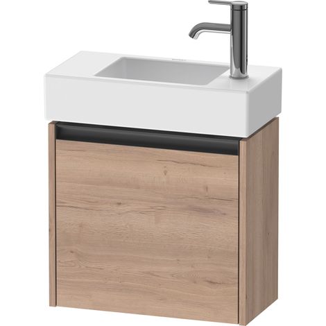 Duravit Ketho.2 Waschtischunterbau wandhängend, 1 Tür, Anschlag
