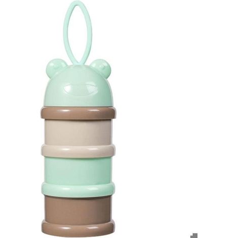 Distributeur de lait en poudre - 3 compartiments empilables Matériau PP sûr - Voyage bébé (1/5)