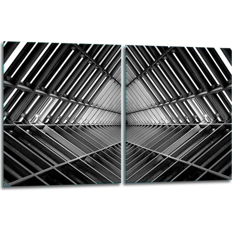 2 plaques de protection en verre pour cuisinière 40x52, élégantes (1/5)