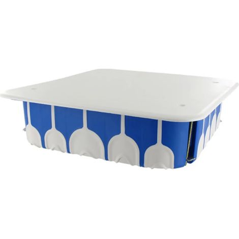 Boîte de dérivation 180x180x50mm – Collerette d’appui extra-large – Joint d’étanchéité – Volume de travail important – BLM