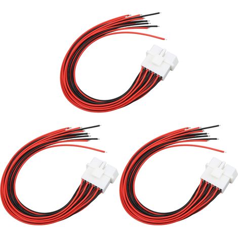 3 Stück 16-poliger OBD2-Stecker, 30 cm langes universelles Diagnose-Verlängerungskabel für Autos (1/5)