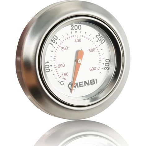 60540 Thermomètre barbecue compatible pour Charcoal 1-13/16"(45mm) - Dia pour Q Grill Spirit et Traveller Grill 0-300 ℃ Thermomètre Analogique (1/5)